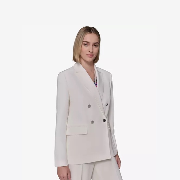 KARL LAGERFELD PARIS  NWT Double-Breasted Blazer - Picture 4 of 9